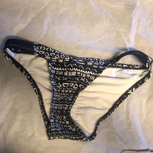 Xhilaration (Target) XS black/white bikini bottoms